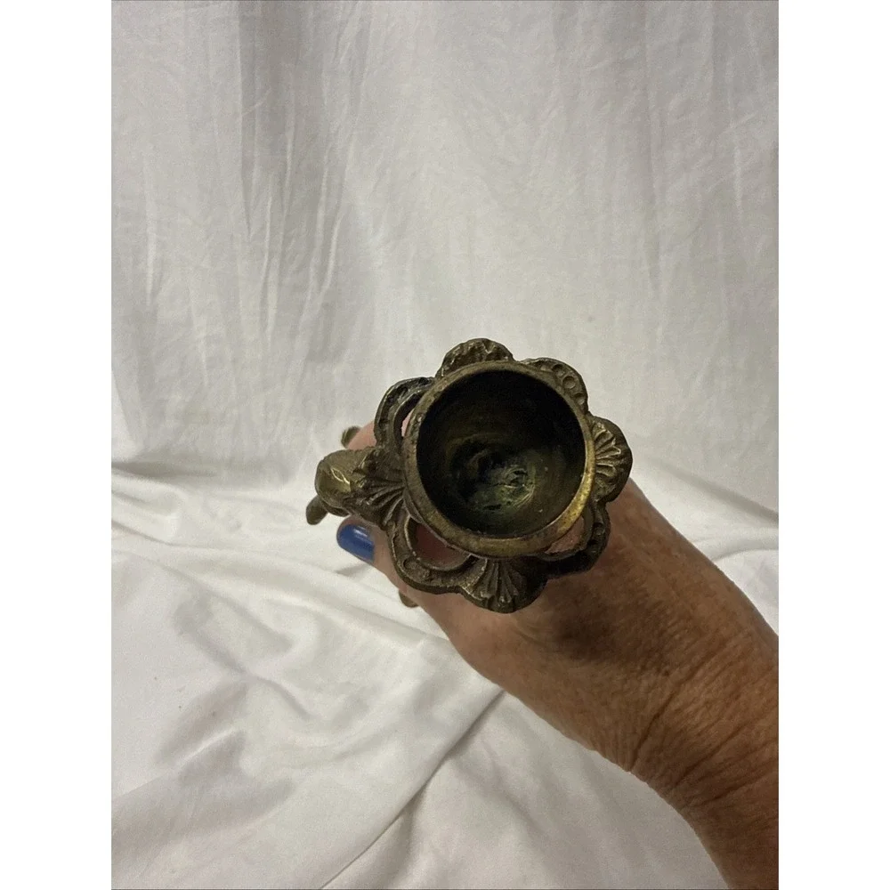 Vintage Celestial Brass Cherub 9